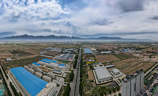 蔚县经济开发区航拍图